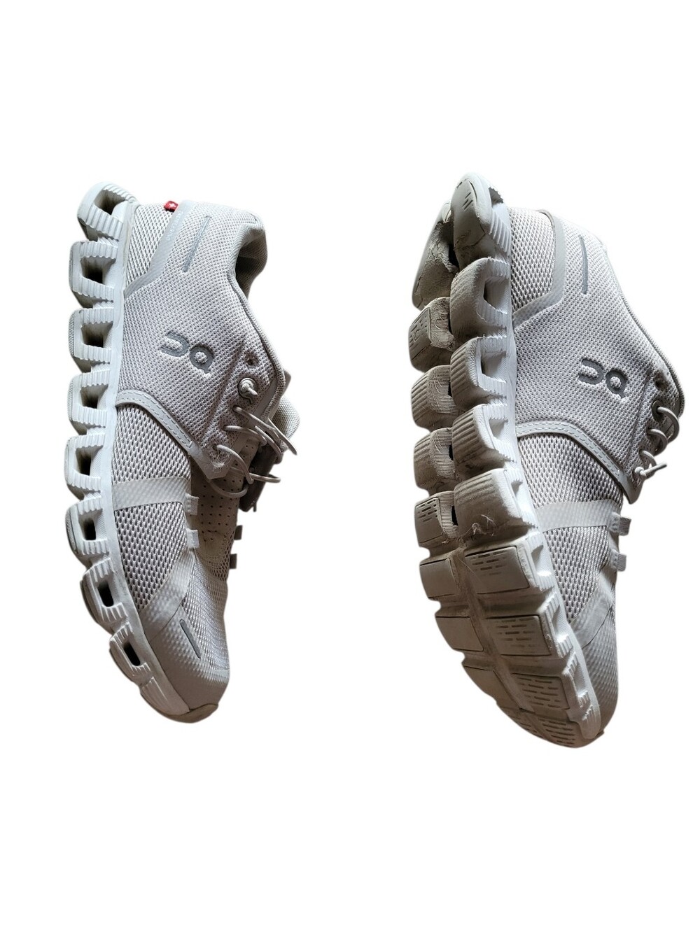 On Cloud 5 Running Shoes White / White 59.98773 Casual Sneakers Women's US 8.5 - Picture 5 of 7